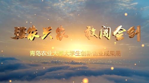 大学生创新创业成果展《强农兴农 敢闯会创》